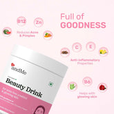 andMe Beauty Drink For Radiant Glowing Skin And Acne Control with Multivitamin, Aloe Vera, Vitamin E, C, Zinc - 200 g